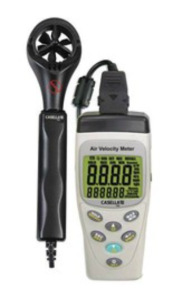 Digital Air Velocity Meter with Temperature & Humidity & Air Pressure Measurement by Casella