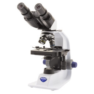 B-157 Binocular brightfield microscope, 600x, multi-plug