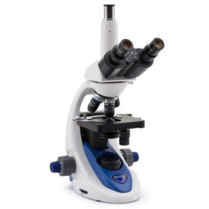 B-193PL Trinocular brightfield microscope, 1000x, PLAN, multi-plug