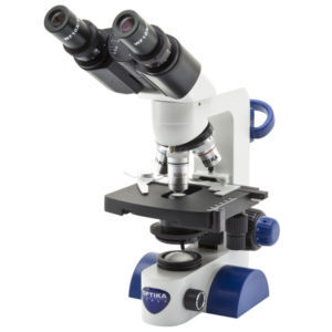 B-67 Binocular brightfield microscope, 600x, multi-plug