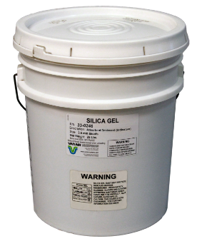 SILICA GEL DESICCANT-INDICATING BEADS 25LB PAIL