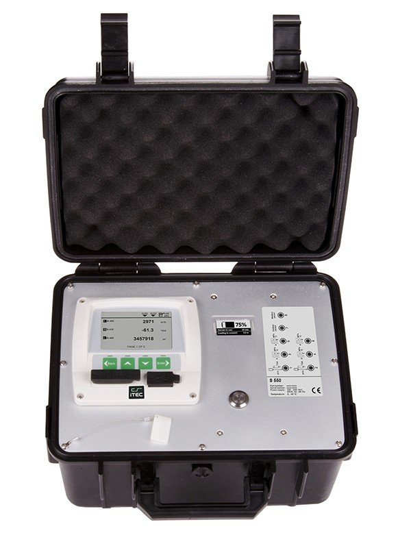 CS 550-P4, 4 Channel Data Recorder, including Software, SD Card, Power Cord, USB cable