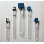 Test tubes with thread and plastic screw-cap 150x25 mm