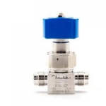 Diaphragm Valve,Low Pressure Manual Actuator, 1/4" Female Connection, 1/4" Male Connection