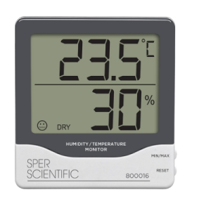 Certified Humidity/Temperature Monitor