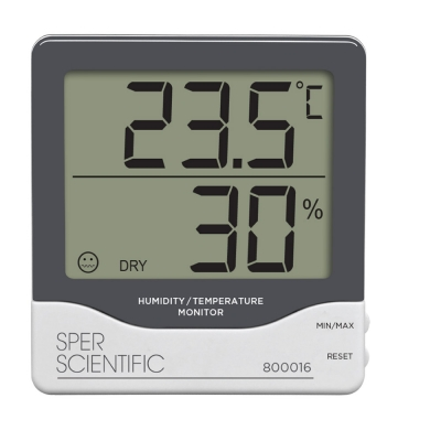 Certified Humidity/Temperature Monitor