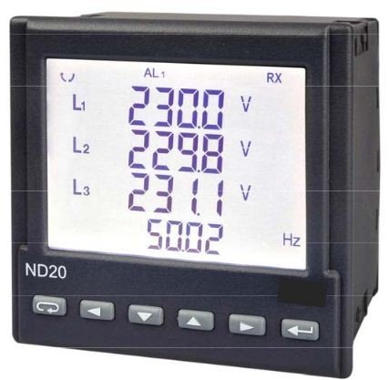 1 and 3-phase power network meter