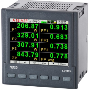 POWER NETWORK METER WITH ETHERNET, RECORDING AND GRAPHICAL SCREEN