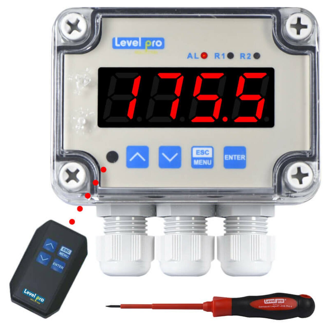 Tank Level Control Screen Levelpro TVL Tank Level Display & Controller, 4-20 mA Input - A-MATRIX.NG