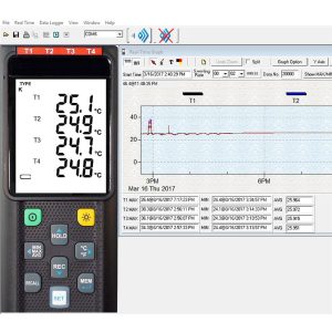 Bluetooth 4 channel Datalogging Thermometer