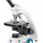 Euromex BB.4240-P-HLED BioBlue Monocular Polarization Microscope with SMP 4/10/S40/S60x Objectives and LEDhalogen Illumination