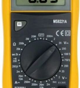 Pocket size digital multimeter MS8221