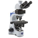 B-383LD Trinocular LED fluorescence microscope, 1000x, IOS PLAN, B filter set, multi-plug Trinocular LED fluorescence microscope