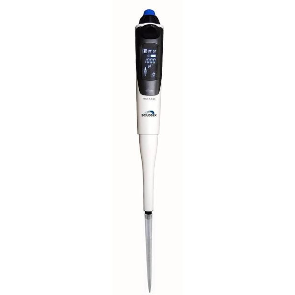 iPette Plus Electronic Motorized Single Channel Pipettors in 4 fully adjustable volume sizes