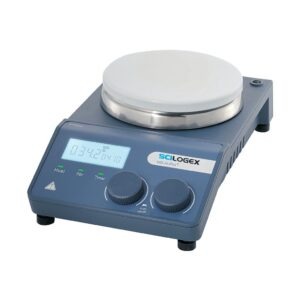 SCILOGEX SCI340-Pro Circular-top LCD Digital Hotplate Stirrer (340ºC Max.)