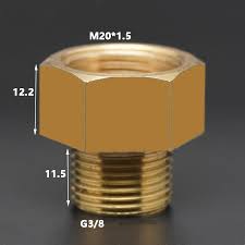 Adapter, M20x1.5 male to 1/4BSP female