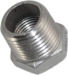 Adapter, 1/2 NPT male to 1/4NPT female