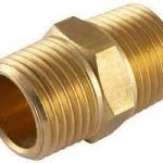 Adapter, 1/2NPT male to 3/8BSP male