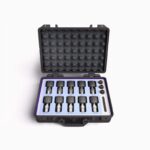 Adapter and Fitting, 1/2" BSP male to various female hand-tight quick connection set (10 pc with carrying case)
