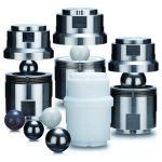 Micro Ball Mill Grinding jars 25 ml, hardened steel(screw threads twisting design).