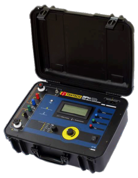 MPK102e 10 A / 100 A Micro-ohmmeter