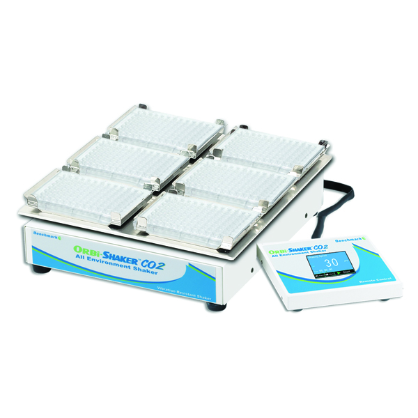 Orbi-Shaker™ CO2-MP with remote controller and platform for 6 microplates, 115V