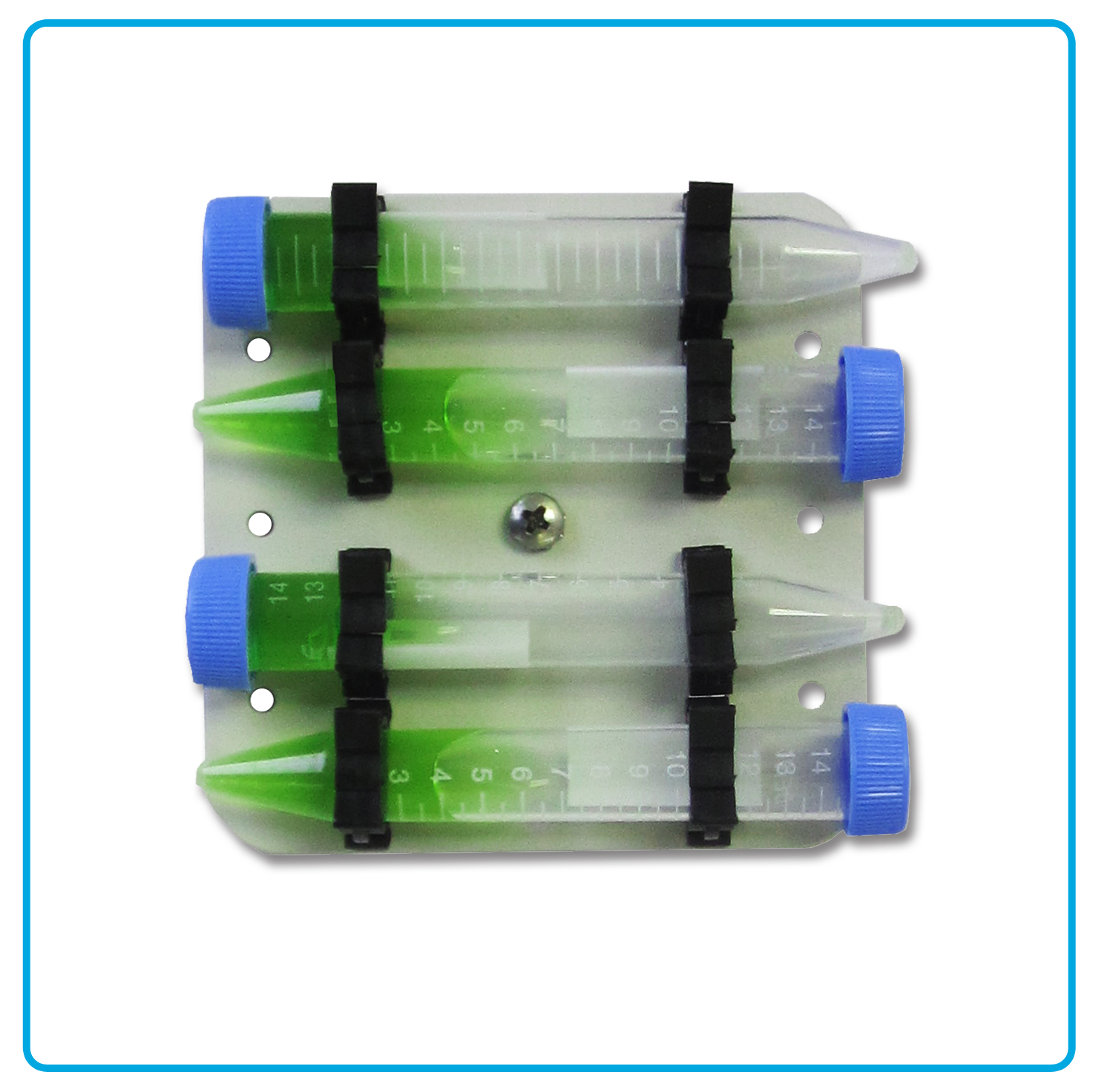MAGic Clamp™ Tube Rack 4 x 15ml tubes, horizontal - A-MATRIX.NG