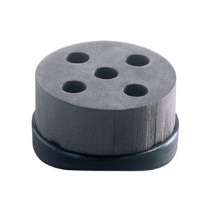 Foam stand 5 test tubes Ø16 mm