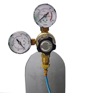 Optional CO2 gas regulator