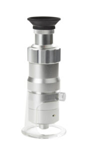 Measuring microscope 60x magnification with LED illumination. Reticle with 0.02 mm PB.5012
