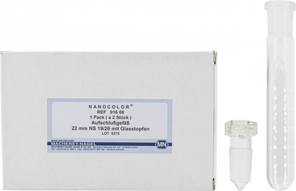 Tube for sample decomposition, 22 mm