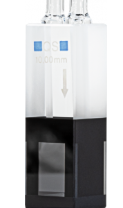 Flow cuvette, quartz glass, 10 mm