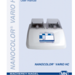 Manual for heating block NANOCOLOR VARIO HC