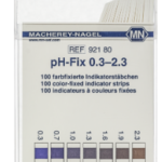 pH test strips, pH‑Fix 0.3–2.3, fixed indicator