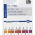 pH test strips, pH‑Fix 7.5–9.5, fixed indicator